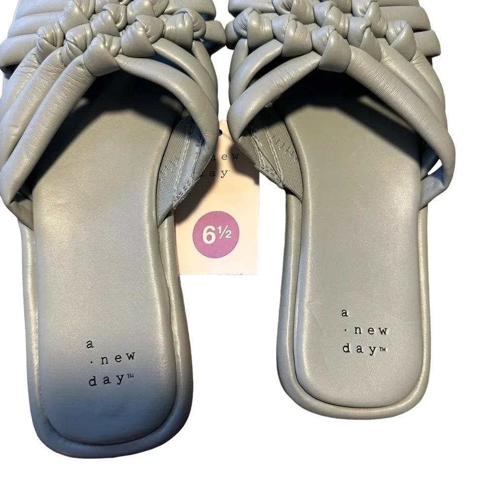 a‎ new day Light Blue / Dulce Sandals - Size 6.5 NWT